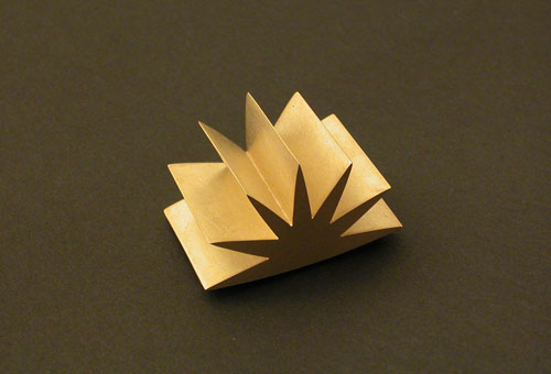 gold brooch